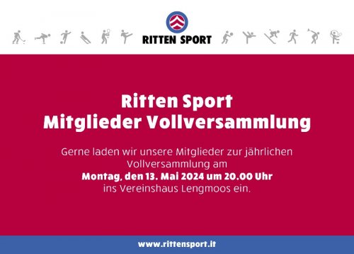 Ritten Sport Vollversammlung