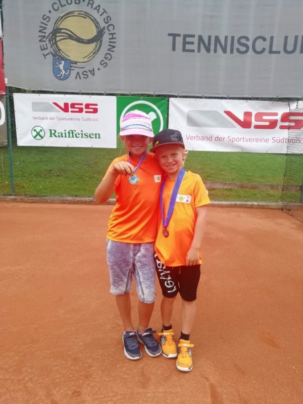 Finja und Felix Fiedler beim VSS Turnier in Ratschings