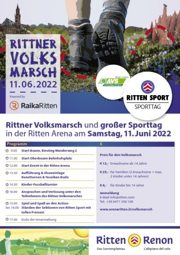 Rittner Volksmarsch und Sporttag Ritten Sport 2022