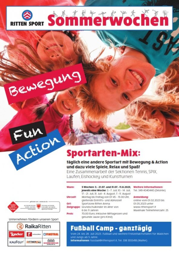 Ritten Sport Sommerwochen 2023