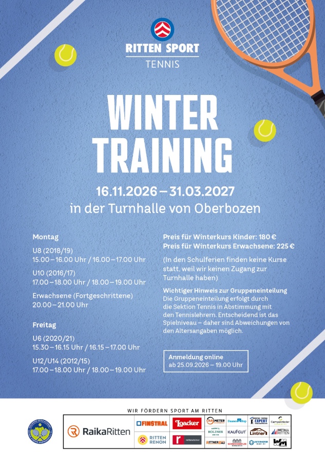 Wintertraining 2026/2027